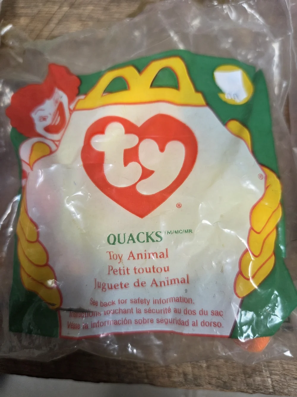 Vintage Lot Of 9 Ty Beanie Babies McDonald's Collectibles (Packaged) Bin Q
